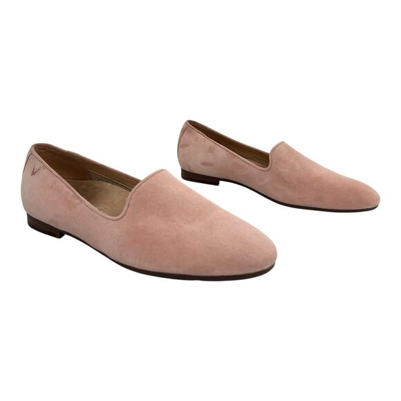 Vionic Women's Size 8 Blush Pink Suede Slip On Flats Comfort Orthotic Loafers - Picture 1 of 8